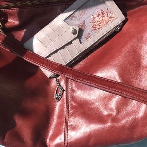 Hobo shoulder bag with card holder.